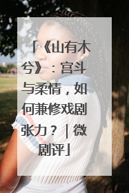 《山有木兮》：宫斗与柔情，如何兼修戏剧张力？｜微剧评