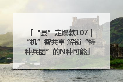 “县”定爆款107｜“机”智共享 解锁“特种兵团”的N种可能
