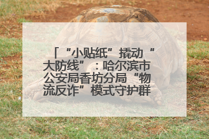 “小贴纸”撬动“大防线”：哈尔滨市公安局香坊分局“物流反诈”模式守护群众“钱袋子”