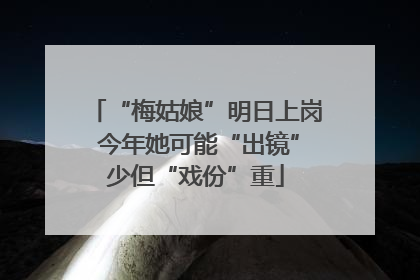 “梅姑娘”明日上岗 今年她可能“出镜”少但“戏份”重