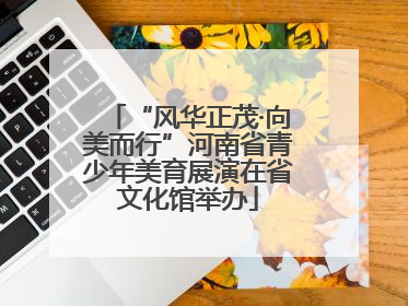 “风华正茂·向美而行”河南省青少年美育展演在省文化馆举办