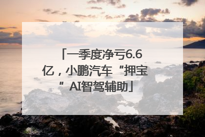 一季度净亏6.6亿，小鹏汽车“押宝”AI智驾辅助