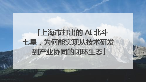 上海市打出的 AI 北斗七星，为何能实现从技术研发到产业协同的闭环生态