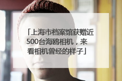上海市档案馆获赠近500台海鸥相机，来看相机曾经的样子