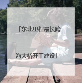 东北里程最长跨海大桥开工建设