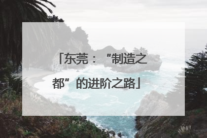东莞：“制造之都”的进阶之路