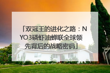 双冠王的进化之路：NYO3磷虾油蝉联全球领先背后的战略密码