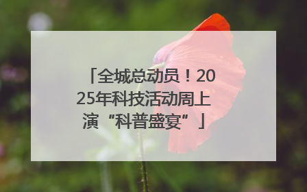 全城总动员！2025年科技活动周上演“科普盛宴”