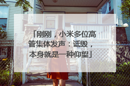 刚刚，小米多位高管集体发声：诋毁，本身就是一种仰望