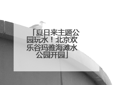 夏日来主题公园玩水！北京欢乐谷玛雅海滩水公园开园