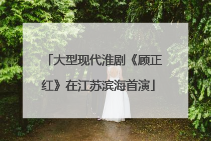 大型现代淮剧《顾正红》在江苏滨海首演
