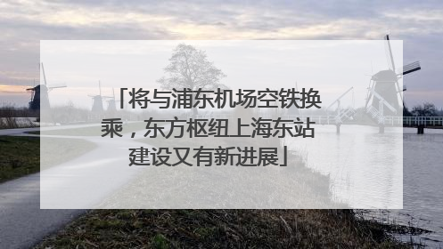 将与浦东机场空铁换乘，东方枢纽上海东站建设又有新进展