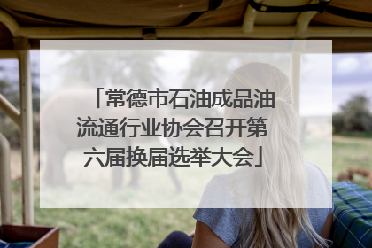 常德市石油成品油流通行业协会召开第六届换届选举大会