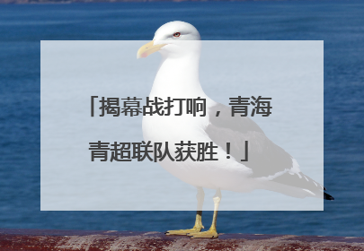 揭幕战打响，青海青超联队获胜！