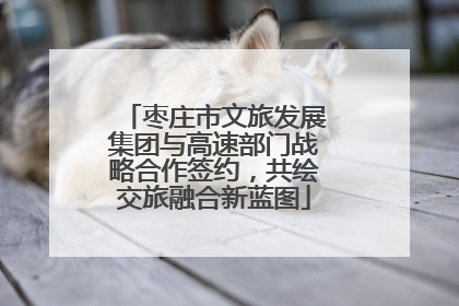 枣庄市文旅发展集团与高速部门战略合作签约，共绘交旅融合新蓝图