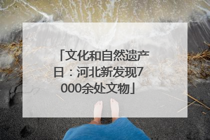 文化和自然遗产日：河北新发现7000余处文物
