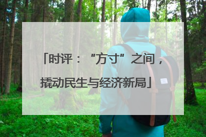 时评：“方寸”之间，撬动民生与经济新局