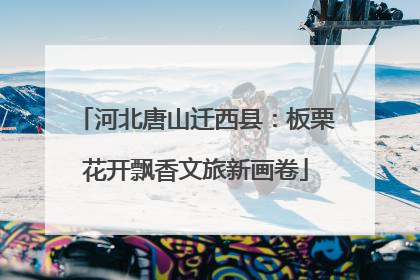 河北唐山迁西县：板栗花开飘香文旅新画卷