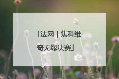 法网｜焦科维奇无缘决赛