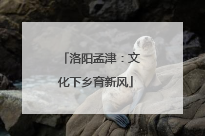 洛阳孟津：文化下乡育新风