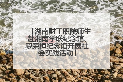 湖南财工职院师生赴湘南学联纪念馆、罗荣桓纪念馆开展社会实践活动