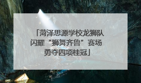 菏泽思源学校龙狮队闪耀“狮舞齐鲁”赛场 勇夺四项桂冠