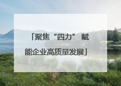 聚焦“四力” 赋能企业高质量发展