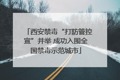西安禁毒“打防管控宣”并举 成功入围全国禁毒示范城市