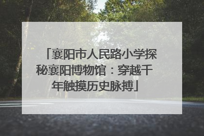 襄阳市人民路小学探秘襄阳博物馆：穿越千年触摸历史脉搏