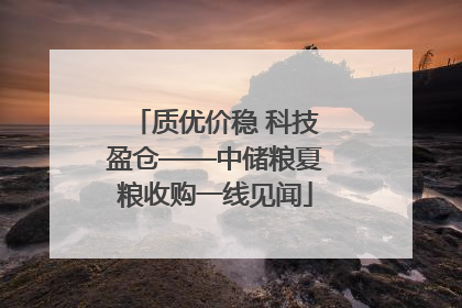 质优价稳 科技盈仓——中储粮夏粮收购一线见闻