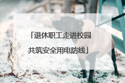 退休职工走进校园 共筑安全用电防线