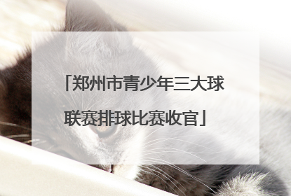 郑州市青少年三大球联赛排球比赛收官