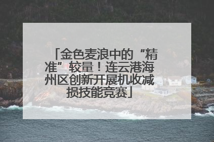 金色麦浪中的“精准”较量！连云港海州区创新开展机收减损技能竞赛