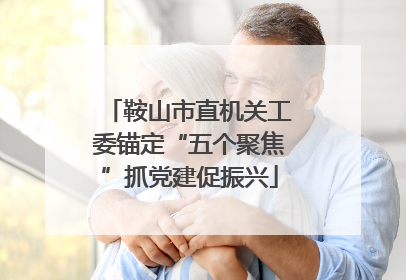 鞍山市直机关工委锚定“五个聚焦”抓党建促振兴