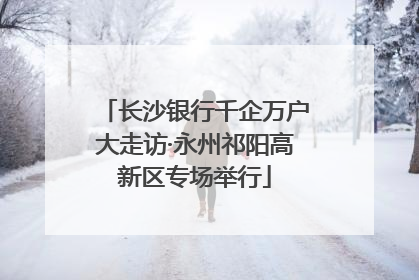 长沙银行千企万户大走访·永州祁阳高新区专场举行