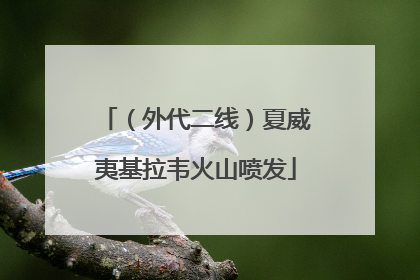 （外代二线）夏威夷基拉韦火山喷发