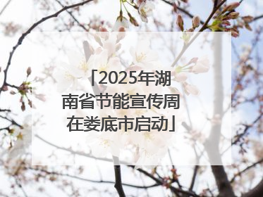 2025年湖南省节能宣传周在娄底市启动