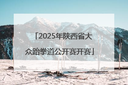 2025年陕西省大众跆拳道公开赛开赛