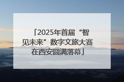 2025年首届“智见未来”数字文旅大赛在西安圆满落幕