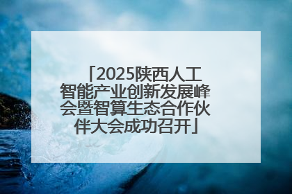 2025陕西人工智能产业创新发展峰会暨智算生态合作伙伴大会成功召开